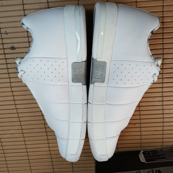 NIKE AIR JORDAN Team Elite II TE 2 White leather Basketball Shoes 310087-173 SIZ - Picture 8 of 12